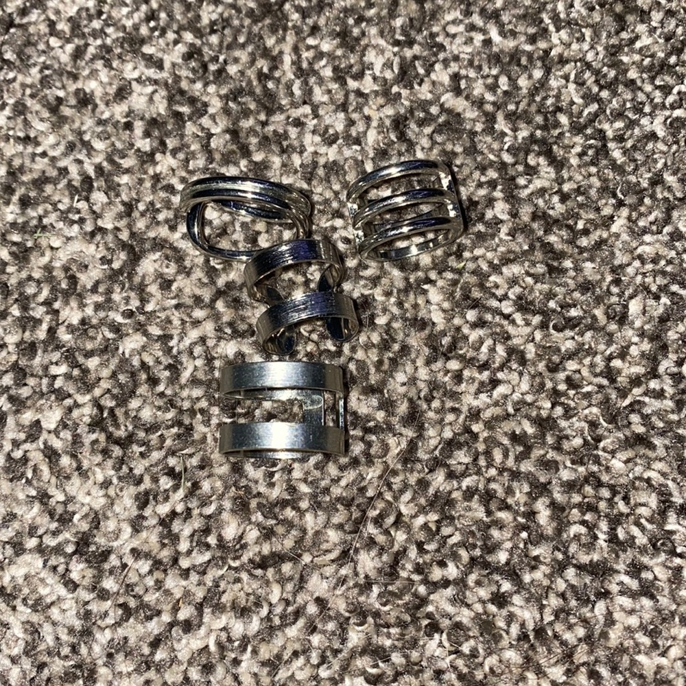 silver ring set